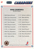 #87 Rus Courtnall  Montreal Canadiens 1991-92 Upper Deck Hockey Card