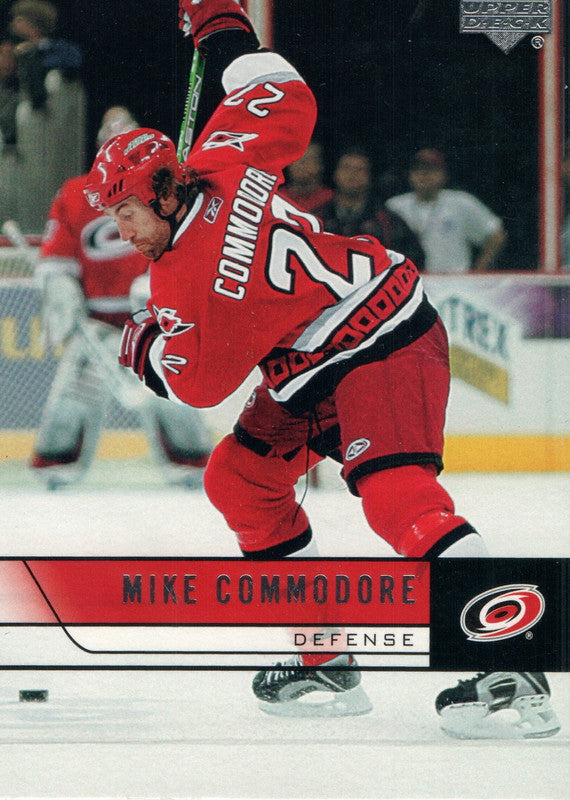 #39 Mike Commodore Carolina Hurricanes 2006-07 Upper Deck Hockey Card