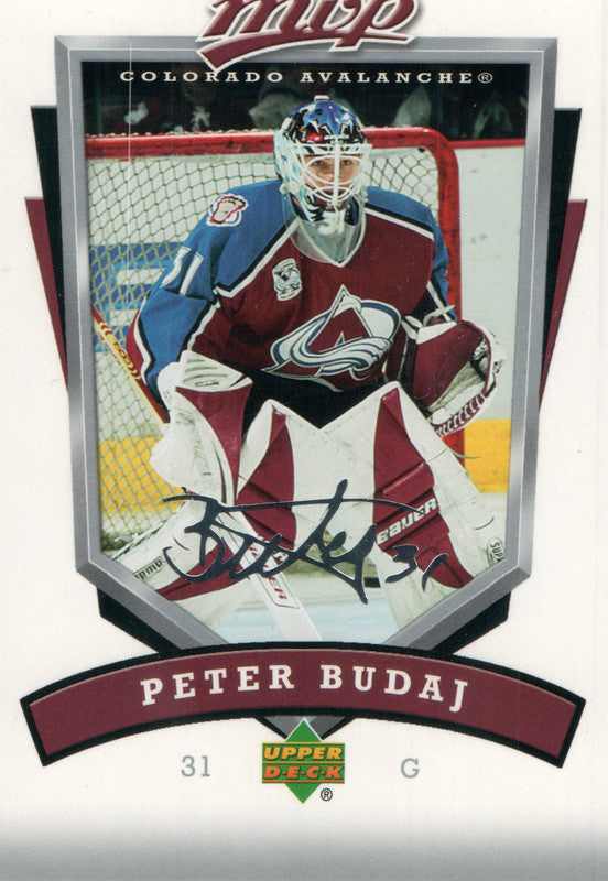 #79 Peter Budaj Colorado Avalanche 2006-07 Upper Deck MVP Hockey Card