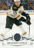 #17 Brandon Carlo Boston Bruins 2018-19 Upper Deck Series 1 Hockey Card