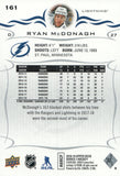#161 Ryan Mcdonagh Tampa Bay Lightning 2018-19 Upper Deck Series 1 Hockey Card