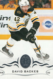 #14 David Backes Boston Bruins 2018-19 Upper Deck Series 1 Hockey Card
