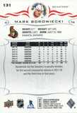 #131 Mark Borowiecki Ottawa Senators 2018-19 Upper Deck Series 1 Hockey Card