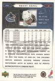 #194 Brent Sopel Vancouver Canucks 2005-06 Upper Deck Victory Hockey Card