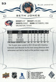 #53 Seth Jones Columbus Blue Jackets 2018-19 Upper Deck Series 1 Hockey Card