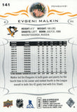 #141 Evgeni Malkin Pittsburgh Penguins 2018-19 Upper Deck Series 1 Hockey Card