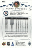 #192 Dustin Byfuglien Winnipeg Jets 2018-19 Upper Deck Series 1 Hockey Card