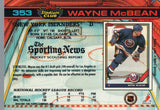 #353 Wayne McBean New York Islanders 1990-91 Topps Stadium Club Hockey Card OQ