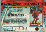 #210 Mike McPhee Montreal Canadiens 1990-91 Topps Stadium Club Hockey Card OR