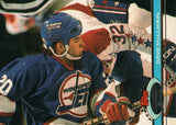 #202 Dave McLlwain Winnipeg Jets 1990-91 Topps Stadium Club Hockey Card OS
