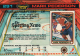 #291 Mark Pederson Philadelphia Flyers 1990-91 Topps Stadium Club Hockey Card OS