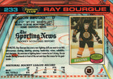 #233 Ray Bourque Boston Bruins 1990-91 Topps Stadium Club Hockey Card OT