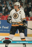 #233 Ray Bourque Boston Bruins 1990-91 Topps Stadium Club Hockey Card OT