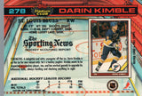 #278 Darin Kimble St Louis Blues 1990-91 Topps Stadium Club Hockey Card OT