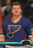 #278 Darin Kimble St Louis Blues 1990-91 Topps Stadium Club Hockey Card OT