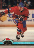 #276 Tom Chorske Montreal Canadiens 1990-91 Topps Stadium Club Hockey Card OT
