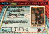 #275 Randy Gilhen Los Angeles Kings 1990-91 Topps Stadium Club Hockey Card OT