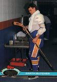 #223 Garth Butcher St Louis Blues 1990-91 Topps Stadium Club Hockey Card OU