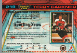 #219 Terry Carkner Philadelphia Flyers 1990-91 Topps Stadium Club Hockey Card OU
