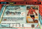 #215 Wayne Presley Chicago Blackhawks 1990-91 Topps Stadium Club Hockey Card OU