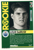 #347 Louie Debrusk Rookie Edmonton Oilers 1991-92 Pinnacle Hockey Card OV