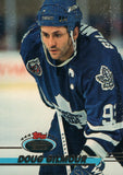 #140 Doug Gilmour Toronto Maple Leafs 1992-93 Topps Stadium Club Hockey Card OY