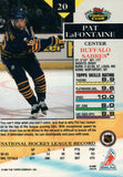 #20 Pat Lafontaine Buffalo Sabres 1992-93 Topps Stadium Club Hockey Card OY