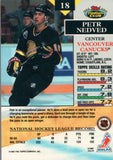 #18 Petr Nedved Vancouver Canucks 1992-93 Topps Stadium Club Hockey Card OY