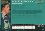 #61 Robert Petrovicky Hartford Whalers 1991-92 Parkhurst Hockey Card OY