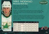 #75 Mike Modano Minnesota North Stars 1991-92 Parkhurst Hockey Card OY