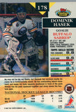 #178 Dominik Hasek Buffalo Sabres 1992-93 Topps Stadium Club Hockey Card OY