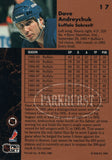 #17 Dave Andreychuk  Buffalo Sabres 1990-91 Parkhurst Hockey Card OZ