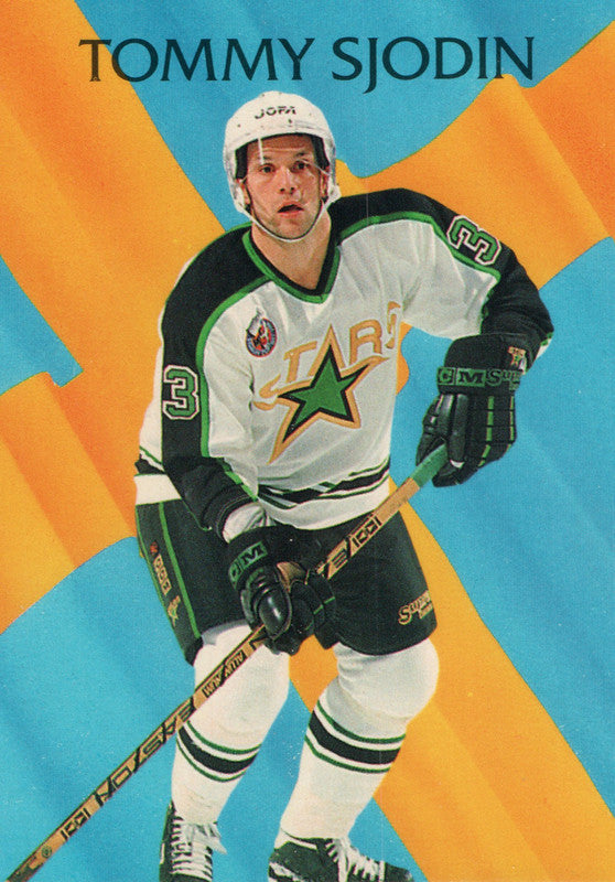 #224 Tommy Sjodin Minnesota North Stars 1991-92 Parkhurst Hockey Card OZ