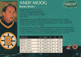 #3 Andy Moog Boston Bruins 1991-92 Parkhurst Hockey Card OZ