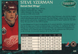 #44 Steve Yzerman  Detroit Red Wings 1991-92 Parkhurst Hockey Card OZ