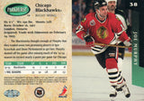 #38 Joe Murphy Chicago Blackhawks 1992-93 Parkhurst Hockey Card OZA