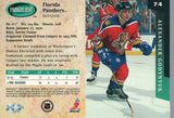 #74 Alexander Godynyuk Florida Panthers 1992-93 Parkhurst Hockey Card OZA