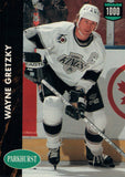 #207 Wayne Gretzky  Los Angeles Kings 1990-91 Parkhurst Hockey Card OZB
