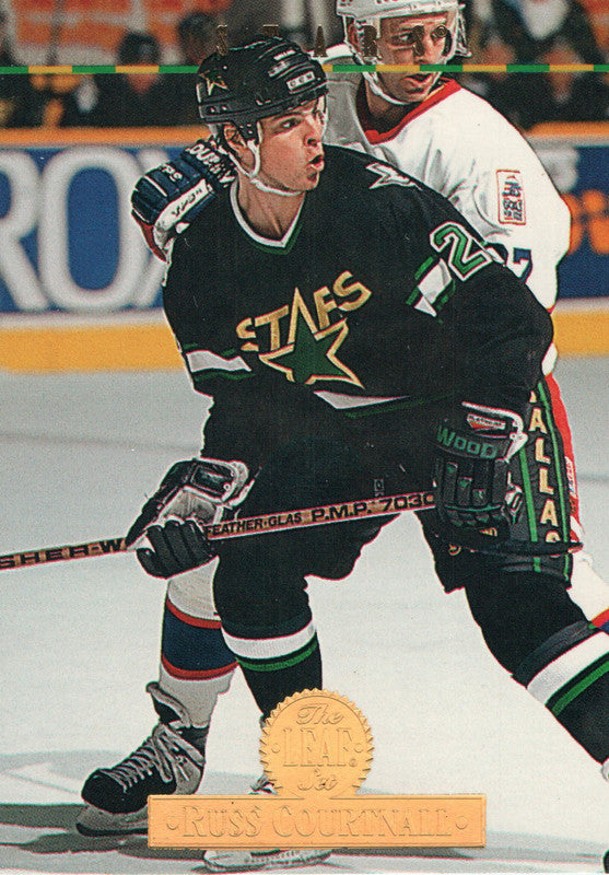 #126 Russ Courtnall Dallas Stars 1993-94 The Leaf Hockey Card OZB
