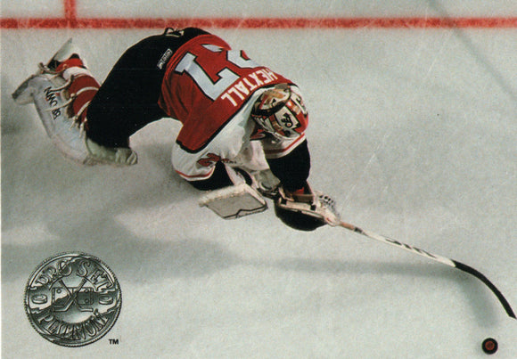 #87 Ron Hextall Philadelphia Flyers 1991-92 Pro Set Hockey Card OZB