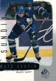 #82 Mats Sundin Toronto Maple Leafs 1999-00 SP Authentics Hockey Card OZC