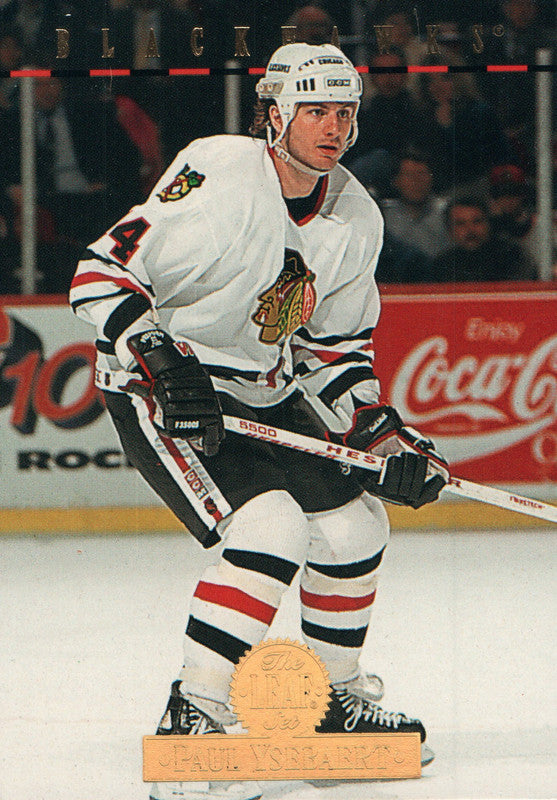 #202 Paul Ysebaert Chicago Blackhawks 1993-94 The Leaf Hockey Card OZC