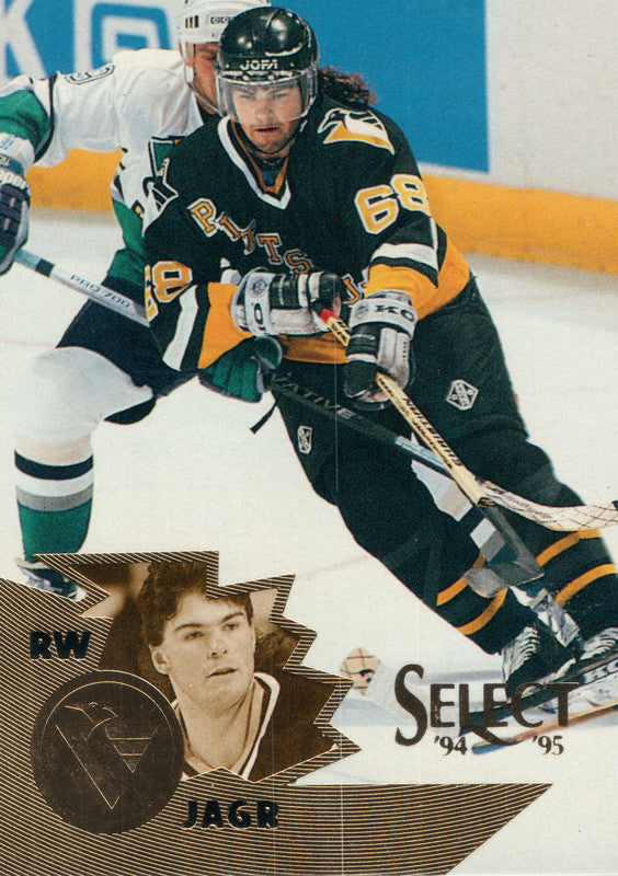 #60 Jaromir Jagr Pittsburgh Penguins 1994-95 Select Hockey Card OZD