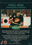 #234 Pavel Bure  Vancouver Canucks 1992-93 Parkhurst Hockey Card OZD