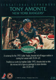 #235 Tony Amonte New York Rangers 1992-93 Parkhurst Hockey Card OZD