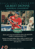 #237 Gilbert Dionne Montreal Canadiens 1992-93 Parkhurst Hockey Card OZD
