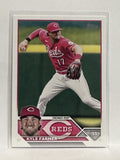 #33 Kyle Farmer Cincinnati Reds 2023 Topps Series One Baseball Card