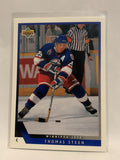 #166 Thomas Steen Winnipeg Jets 1993-94 Upper Deck Hockey Card  NHL