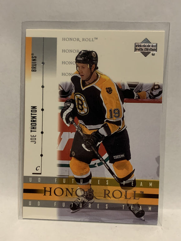 #56 Joe Thornton Boston Bruins 2001-02 Upper Deck Hockey Card  NHL