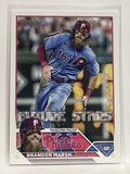 #237 Brandon Marsh Future Stars Philadelphia Phillies 2023 Topps Series One Baseball Card
